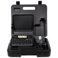 Label Connected includes case Sample Black with Professional Brother Business Print Label and 4m PT-D610BTVP on P-touch Bluetooth® Clear (12mm). ~1/2” Tape Maker Connectivity, carry