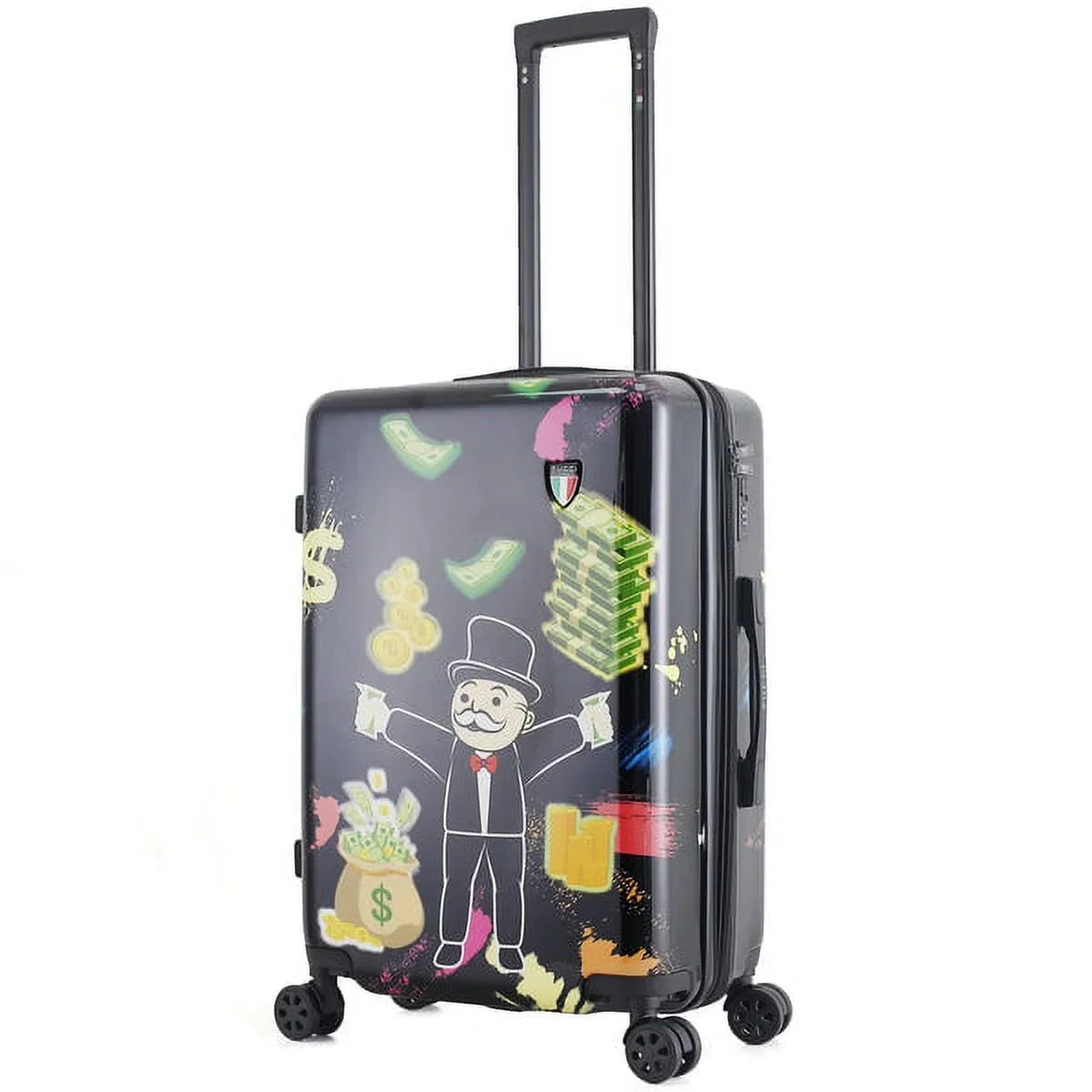 24" Italy Money Suitcase TUCCI Dinero Man - Luggage