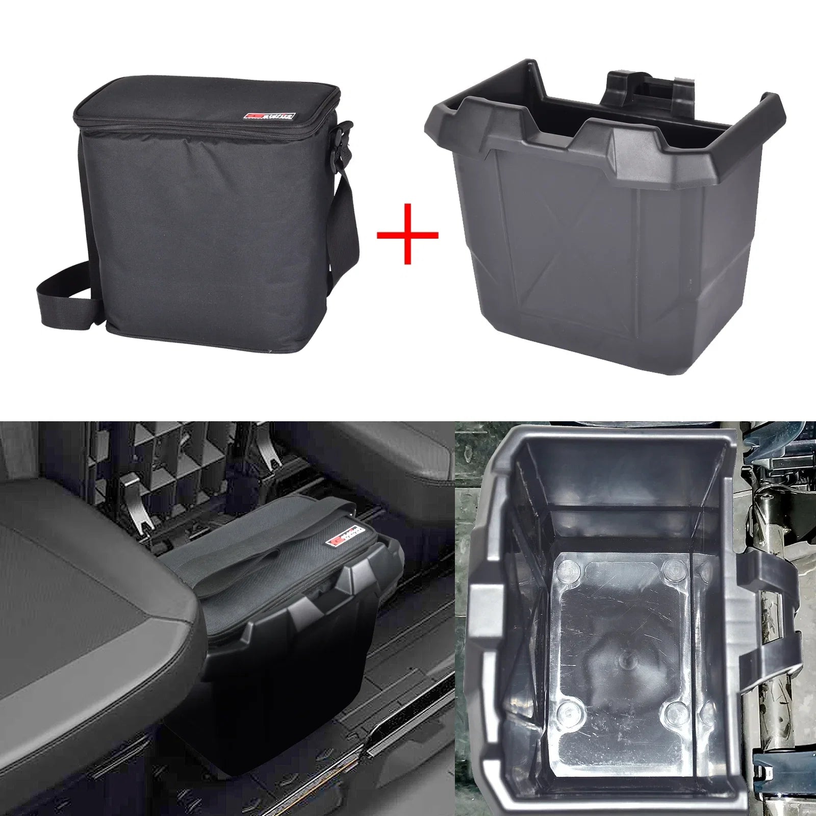 for Bin Fit Defender Box Am Cooler 2016 -2022 Max Bag Storage Storage Under Seat Cooler Removable Can Underseat