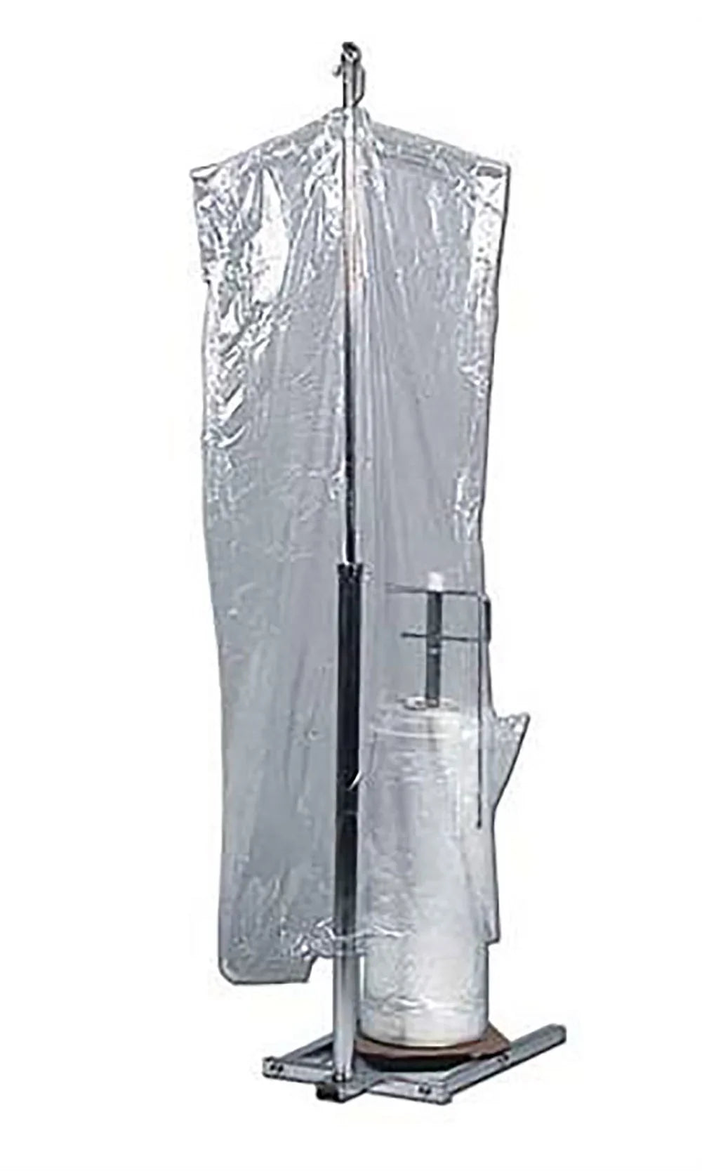 Rack Single Roll Garment Bag Chrome