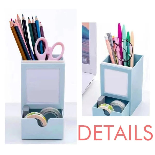Pattern Desk Organizer Card Pen Cosc Nebula Holder Supplies Universe Elliptical