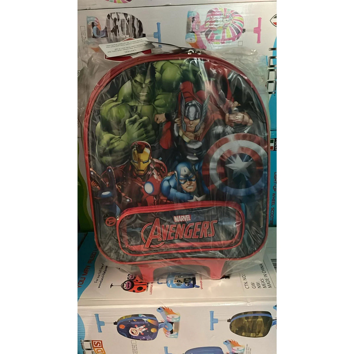 Avengers Travel 19" Suitcase Softside Luggage Carry-on Rolling Trolly for Wheeled Kids