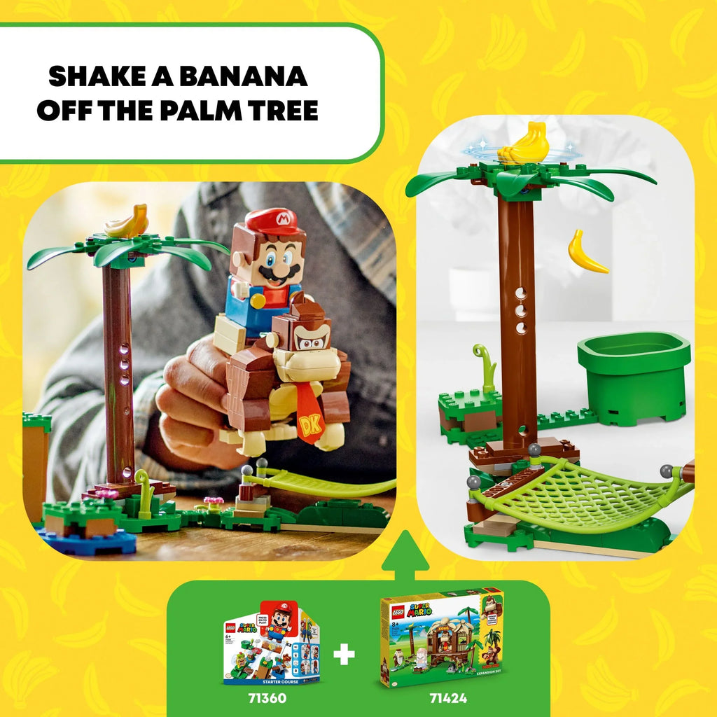 Kong’s Birthday Buildable Super and Donkey 2 Mario Old Expansion Kong Collectible Fun Kong, Donkey Cranky Year Kids, 8-10 Set, for Mario Super Figures 71424 Gift House Tree Game with