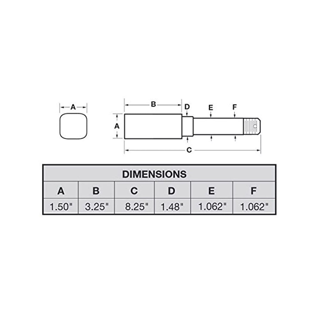 Bearings Inch 1-1/16 Stock - For Axle Spindle Trailer I.D. Square