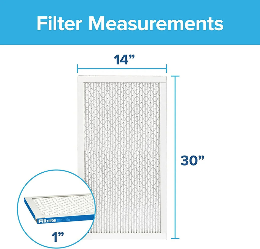 Furnace dimensions Air Filter, Allergen, 13.81 Ultimate 0.78) Living 6-Pack Healthy (exact x 1900, Filtrete x 29.81 14x30x1,