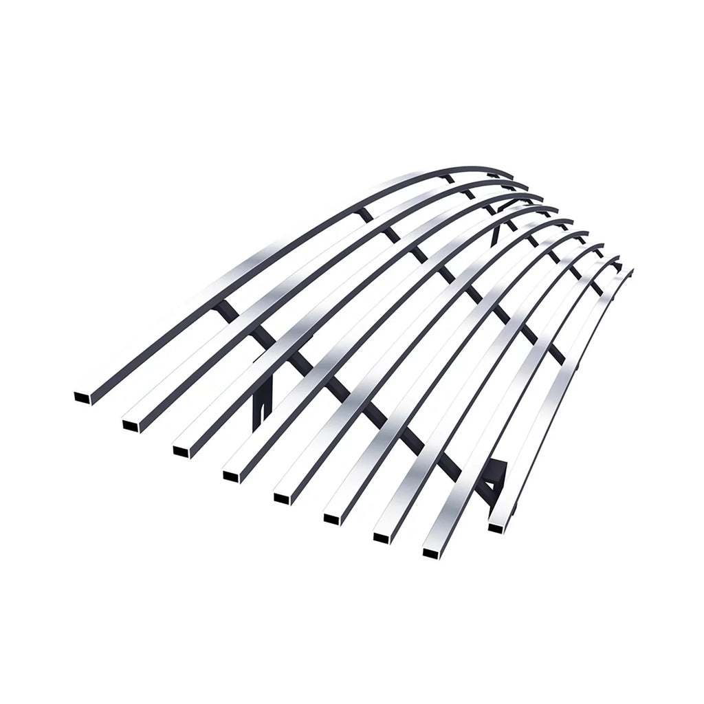 8x6 with Grand Horizontal Suzuki Stainless Silver Fits Vitara Grille N19-C63158I Steel Billet Main Premium Upper 2006-2012
