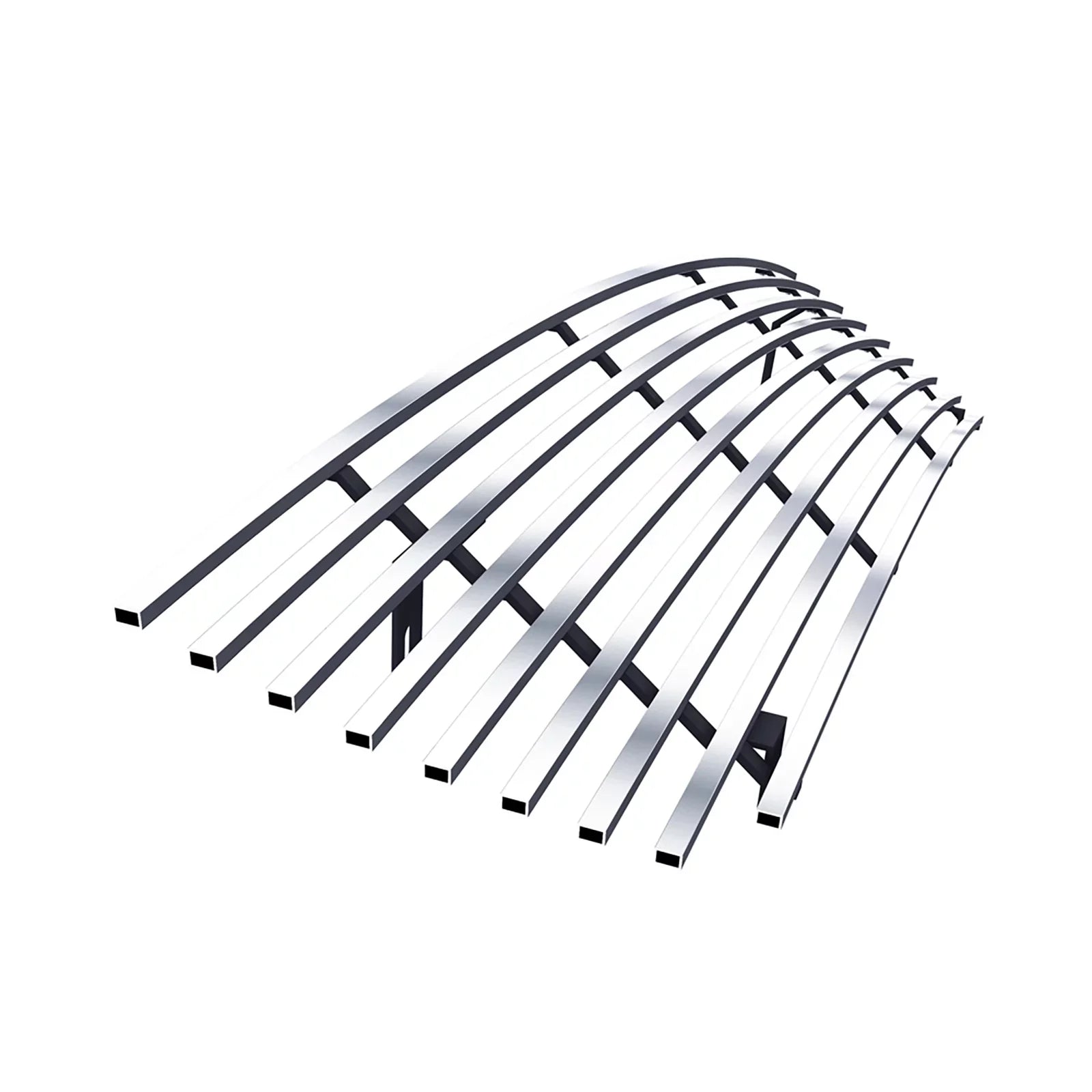 8x6 with Grand Horizontal Suzuki Stainless Silver Fits Vitara Grille N19-C63158I Steel Billet Main Premium Upper 2006-2012