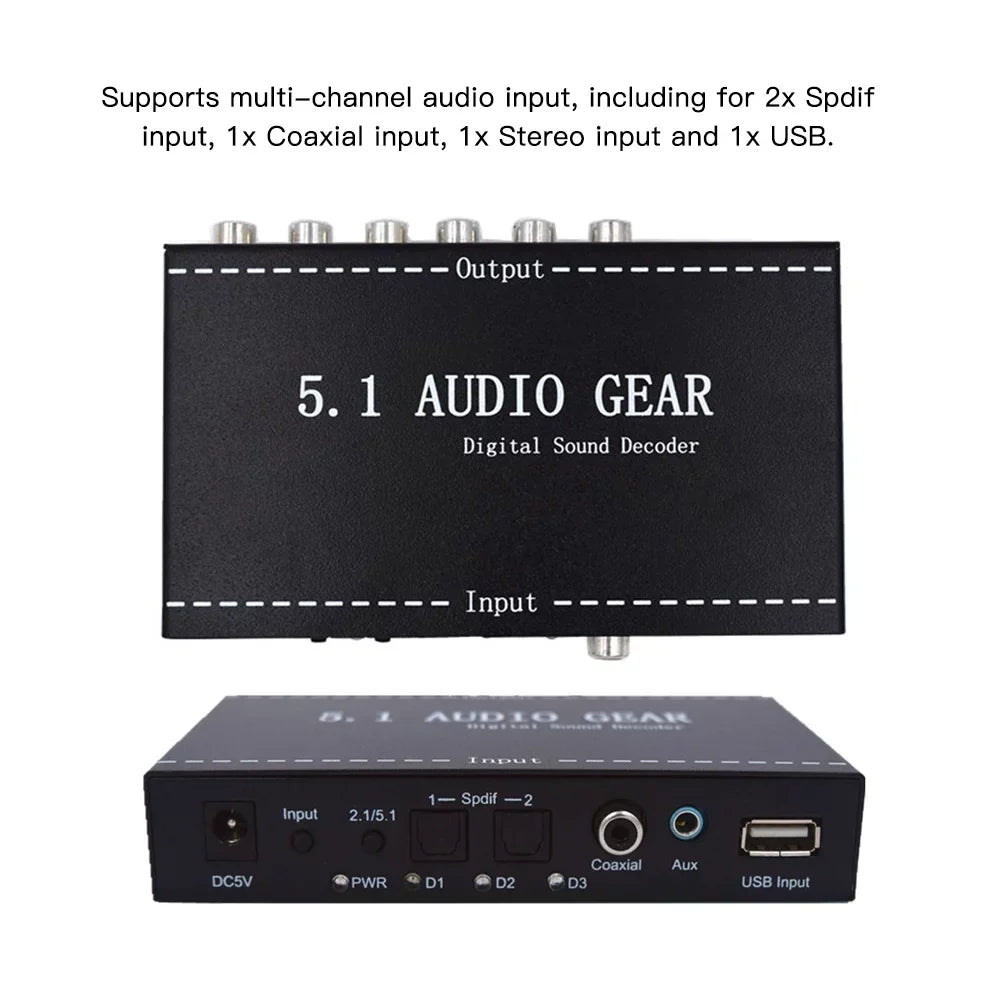 Converter Audio Decoder Decoder,Dolby Audio Apexeon Output Dolby Converter Audio Decoder Ajcoflt Audio Sound Output Digital 3.5mm Audio 3.5mm Audio Audio Support 3.5mm Sound Converter Decoder