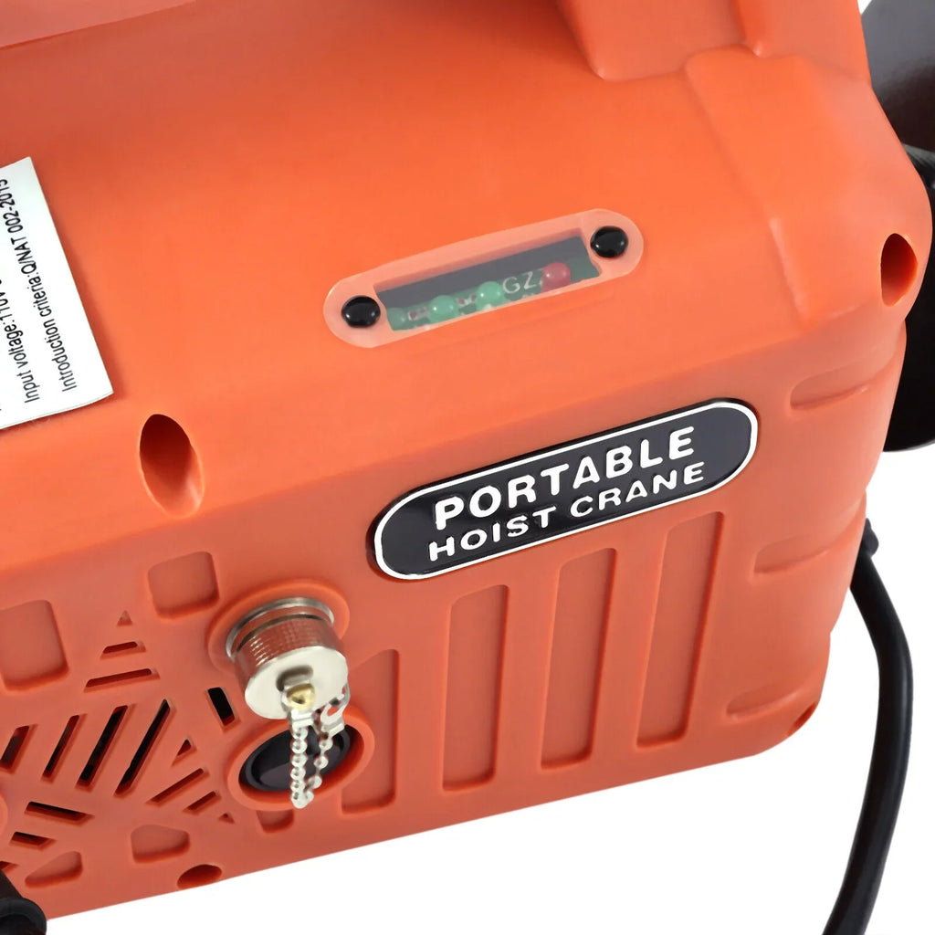Winch Hoist 3-in-1 110V Kit Wireless Control Portable Lift ZhdnBhnos Electric 1100 Crane Remote