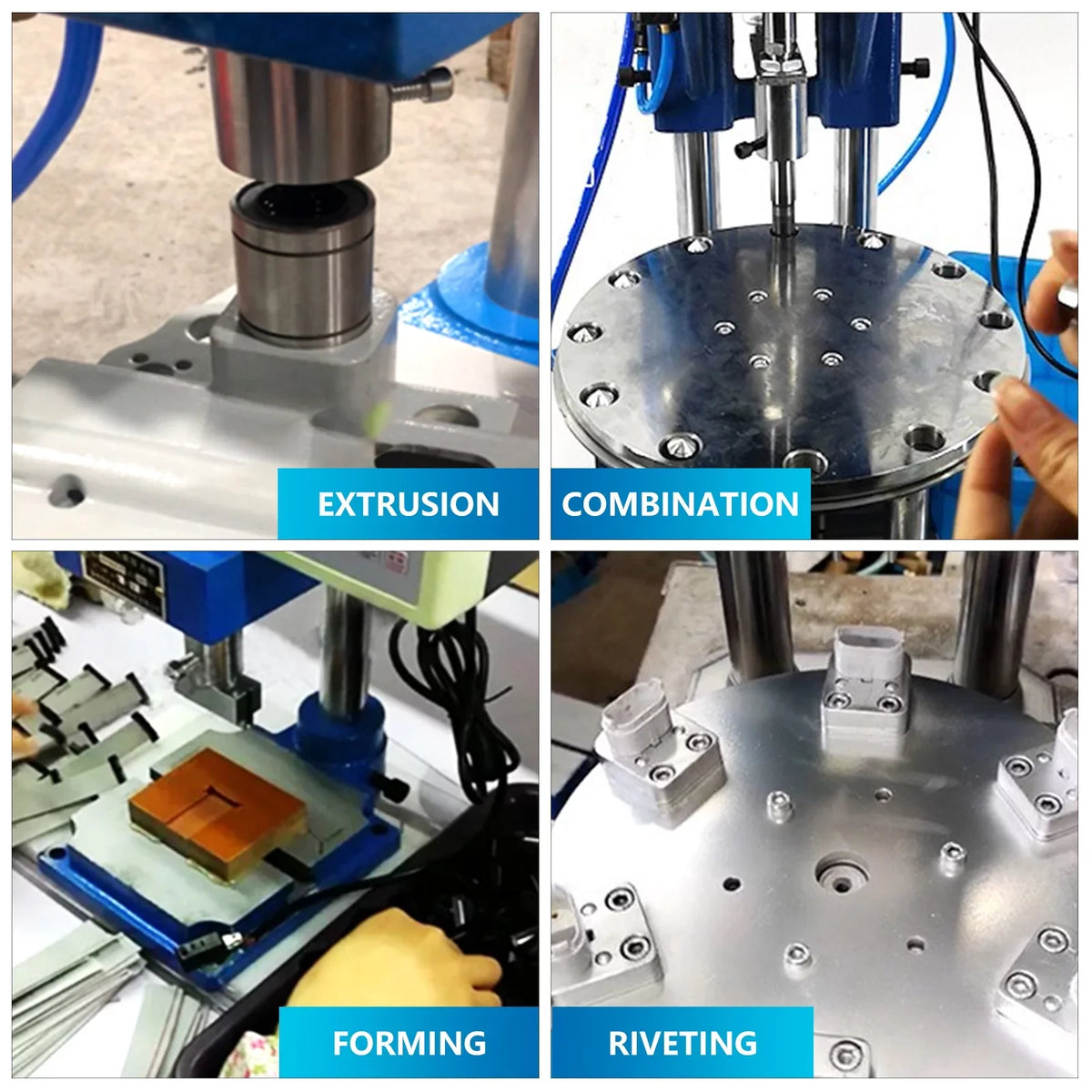 Pneumatic Machine Mpa Stroke Operation Pressure, Press 0.4-0.7 440LB/200KG Punch Punching VEVOR AC,Cylinder Press Pneumatic Machine Press Desktop 110V Pressure