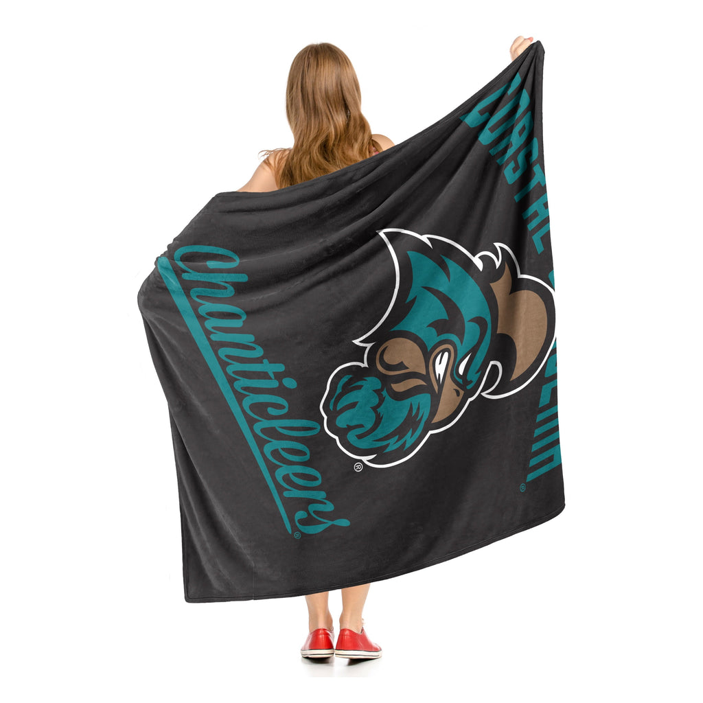 Touch Carolina Throw Alumni Chanticleers Blanket Coastal Silk