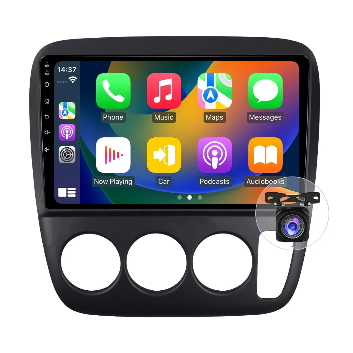 4-64GB Honda Radio For Carplay Android13 Car 1997-2001 Stereo