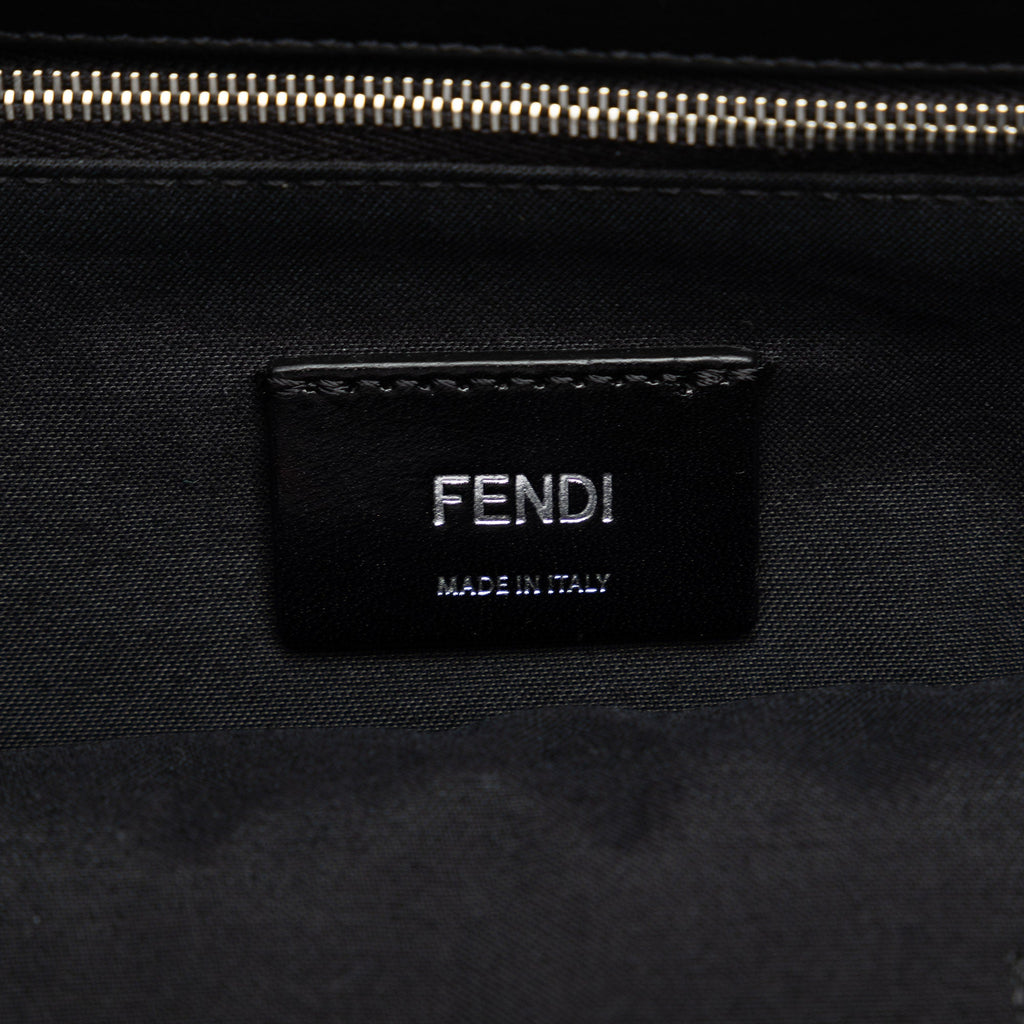 Shopping Satchel Coated (Good) Authenticated Pre-Owned Canvas Brown Fabric Unisex Tote 1974 Zucca Fendi