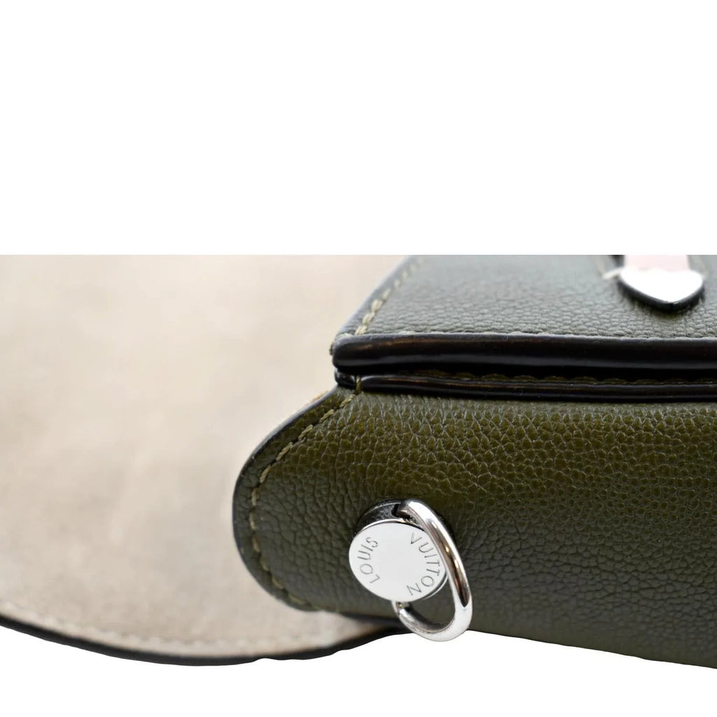 Khaki Leather Calfskin Green Saddle Very Bag Shoulder Pre-owned