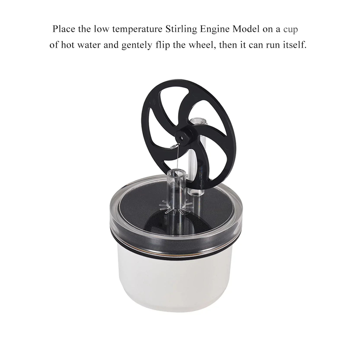 Engine Stirling Toy Aibecy Temperature Motor Heat Model Low Education