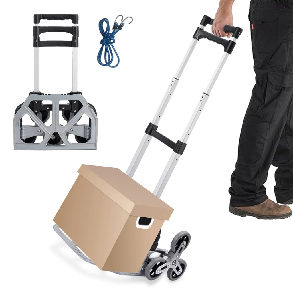 Trolley Moving Heavy Workplace, Portable Stairs Distribution Duty Folding Luggage, With | For Dolly | Collapsible Moving, Travel, Warehouse Wheels Truck Shopping, For