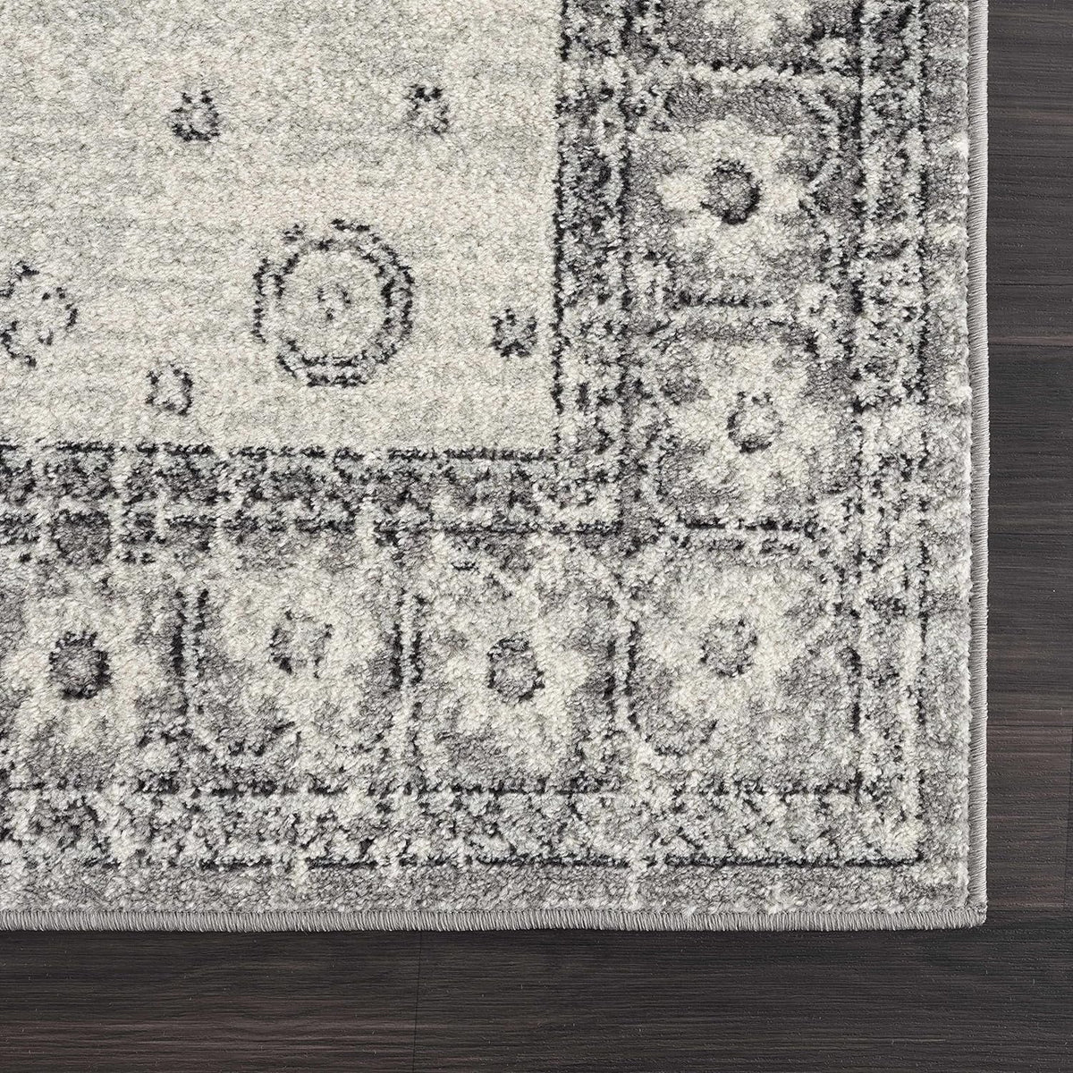 7'10" Vintage Bedroom, Indoor 10' X Area Grey, - Room, Traditional Collection Living - Marash Rug - Oriental Boho - Medallion Persian Distressed Goksun Beige Pattern