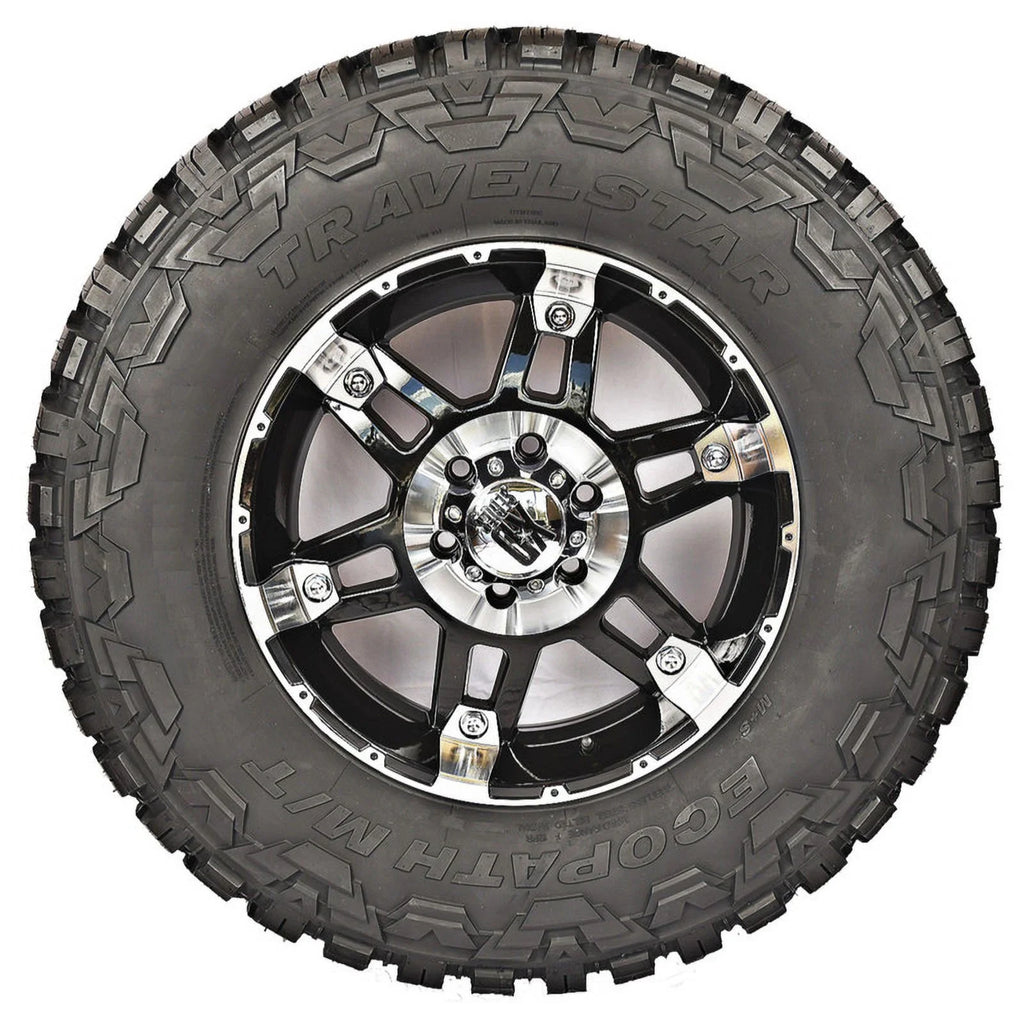 Tire 33X12.50R24 Load 104Q Only) Ply Terrain M/T E 10 (Tire Mud Light Truck Travelstar Range 33/12.50/24