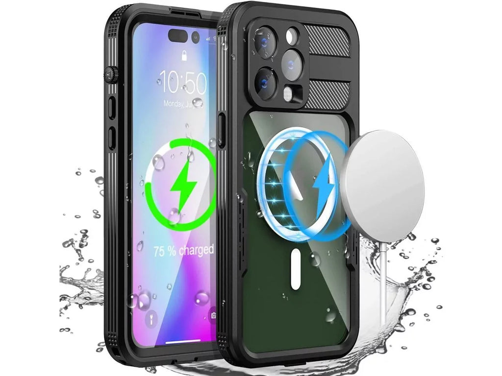 inch, Protection 6.7 Waterproof Case Fully iPhone 14 with Full Snowproof, Pro for Sealed Shockproof MagSafe Body Cover Compatible Underwater Max