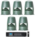 Speakers+Amplifier 5.25" 70v 85M Landscape Commercial Outdoor (5)