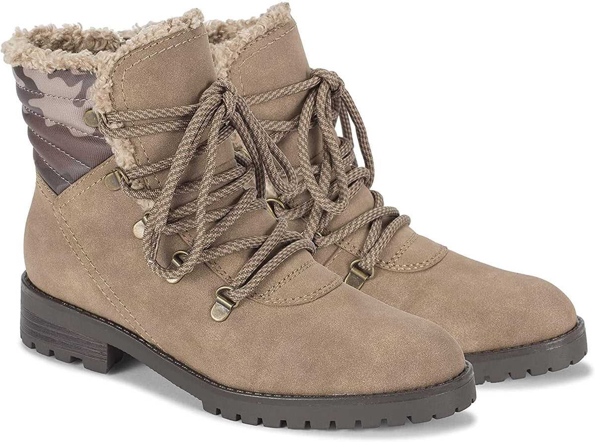6 Mushroom Boots BareTraps Womens Camo Dennison