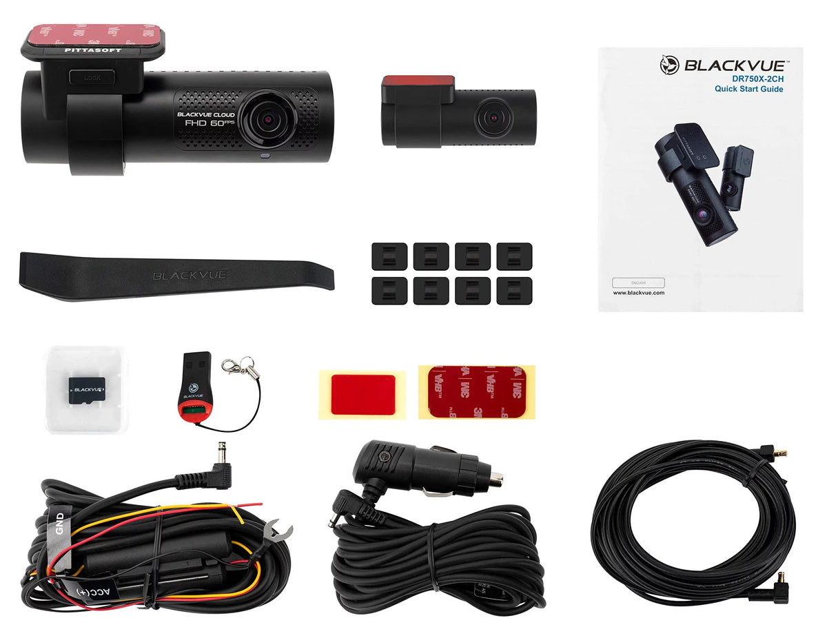 Dashcam Cloud Image GPS, Full | Back-Illuminated DR750X-2CH Optional 64GB Dual Parking HD Monitor Mode | Voltage LTE via Sensor STARVIS | Built-in Wi-Fi, LTE Plus Module | BlackVue