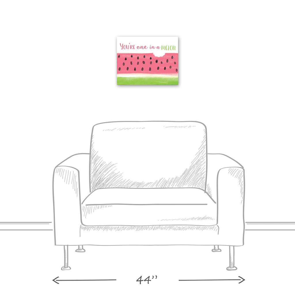 Wall Creative Art Melon A 14x11 in One Products Canvas