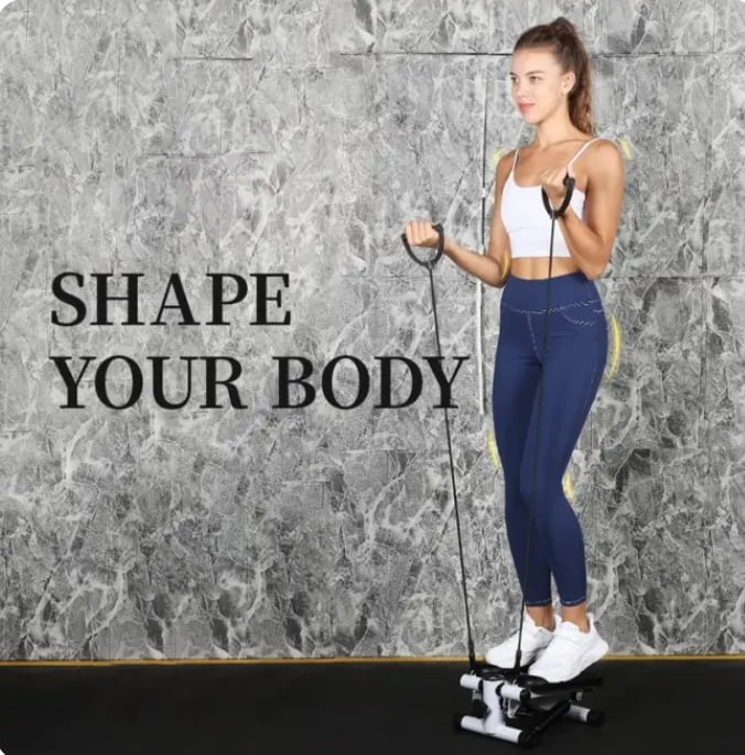 Workout Fitness Home with Equipment Workout Resistance Body Stepper Mini Full Exercise for Stair Stepping Band,