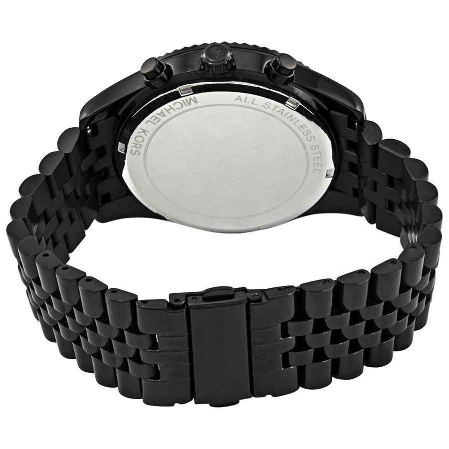Crystal Watch Kors MK8605 Michael Chronograph Quartz Lexington Dial Paved Men's