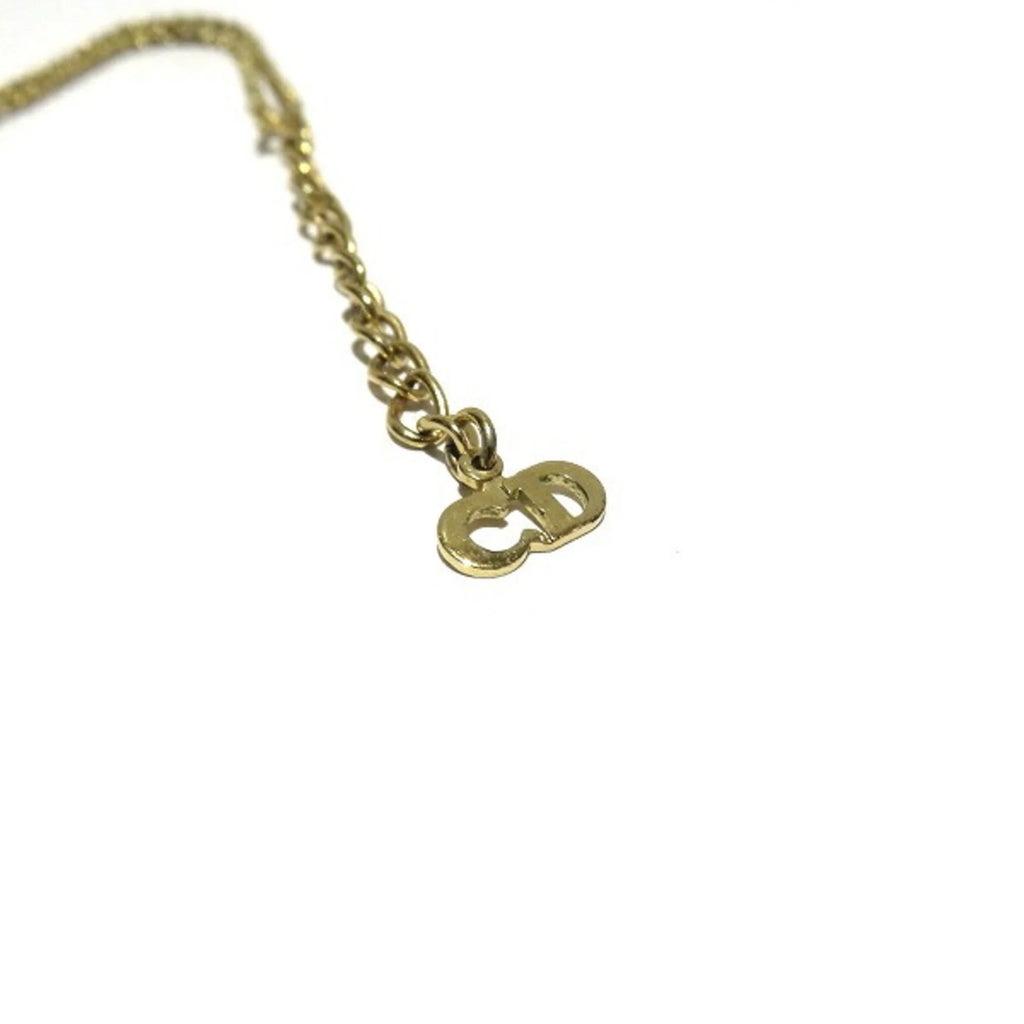 Dior Gold Necklace (Good) for Motif Pre-Owned Women Christian Accessory Heart