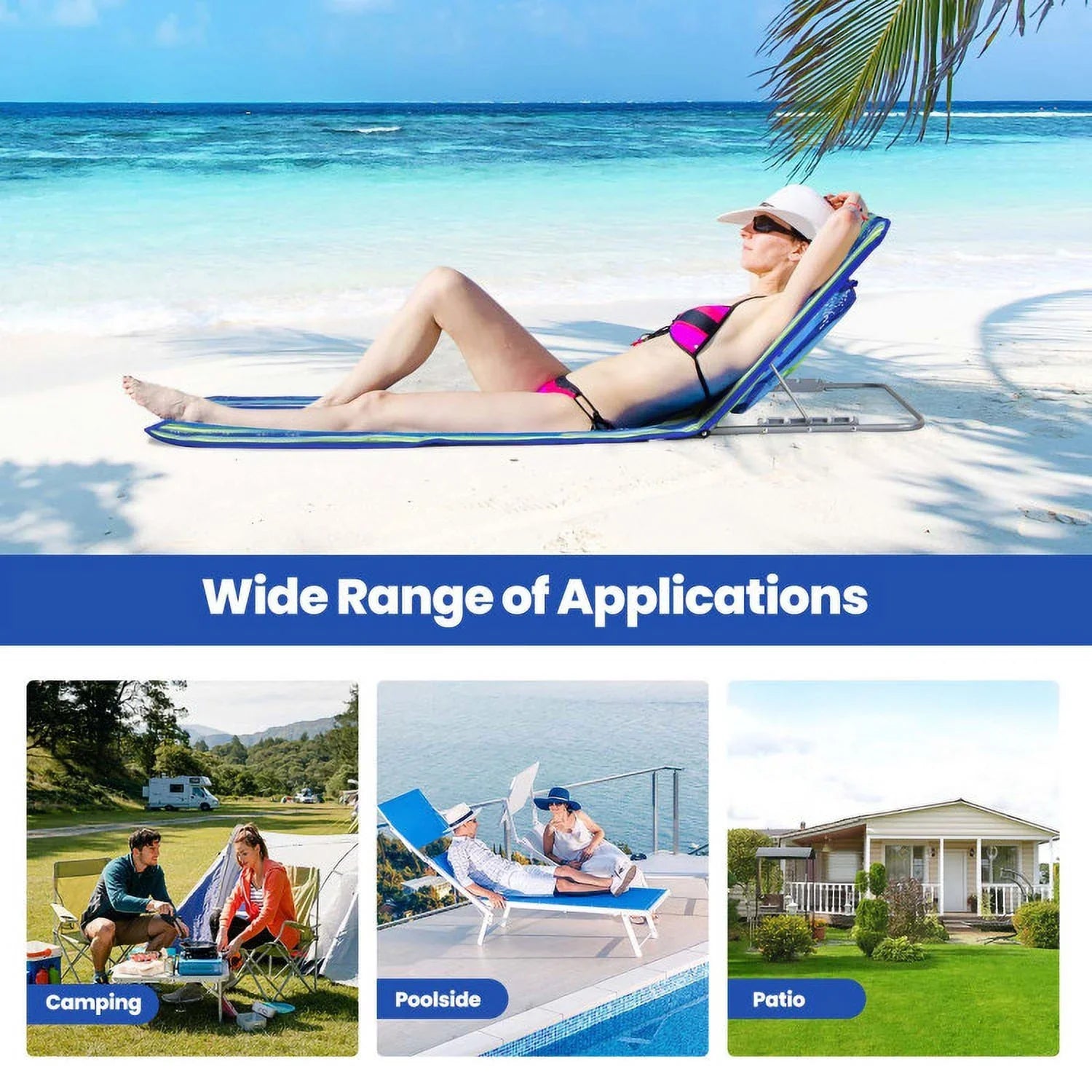 our in and on-the-go 22.0 - comfort versatile Beach Lounge Set with set! Chair style - Luxurious Unwind