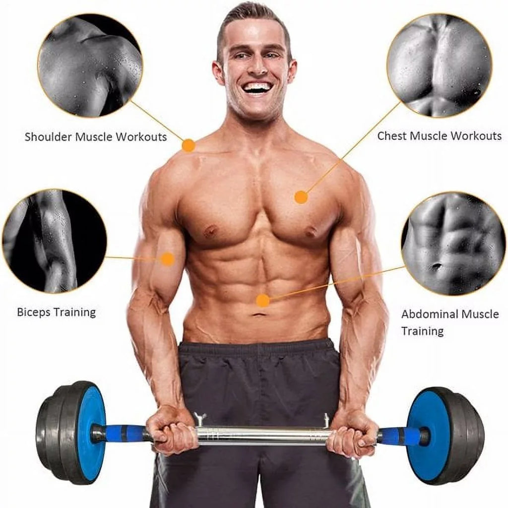 in Dumbbells 44Lbs Barbell Dumbbells for 2 Men Women Adjustable Weights Set Set Fithood Exercise & 2, Fitness 1 of