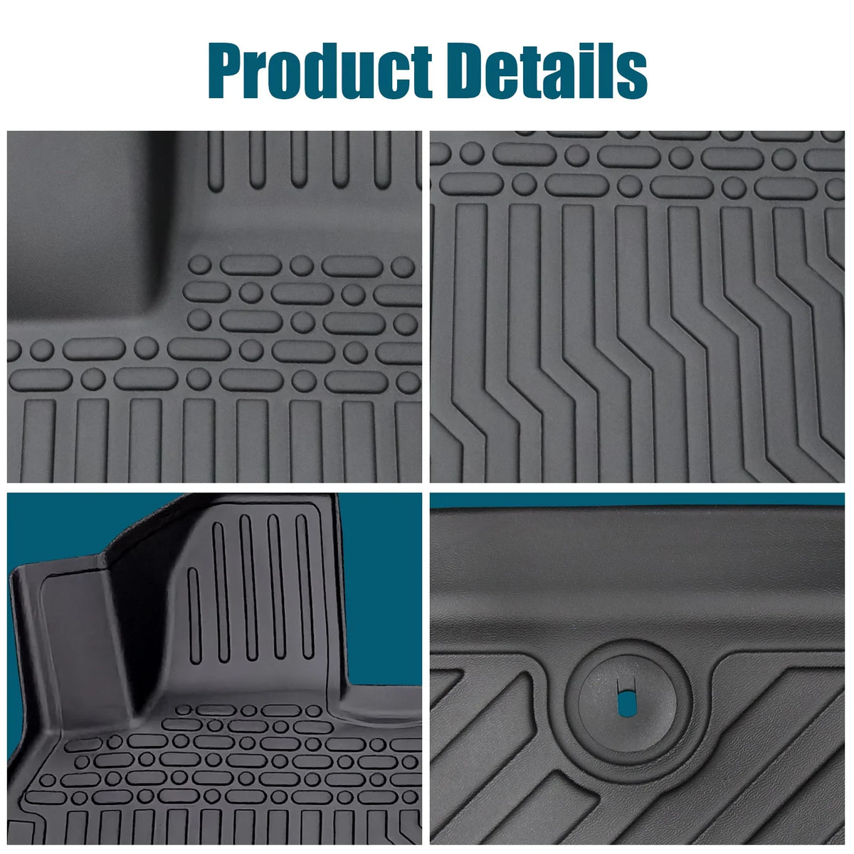 Center 2020-2023 ammoon Floor Floor Mats,Kia Floor Car Telluride Bucket Console Bucket Telluride Dazzduo Telluride