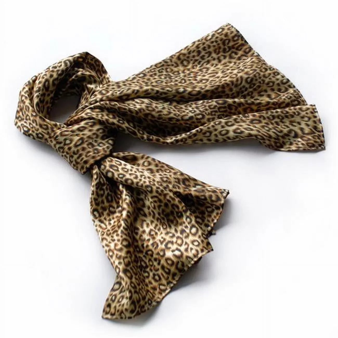 Grain Soft Chic Blancho Color Super Leopard -SCA01006-L Scarf/Wrap/ShawlLarge Silk