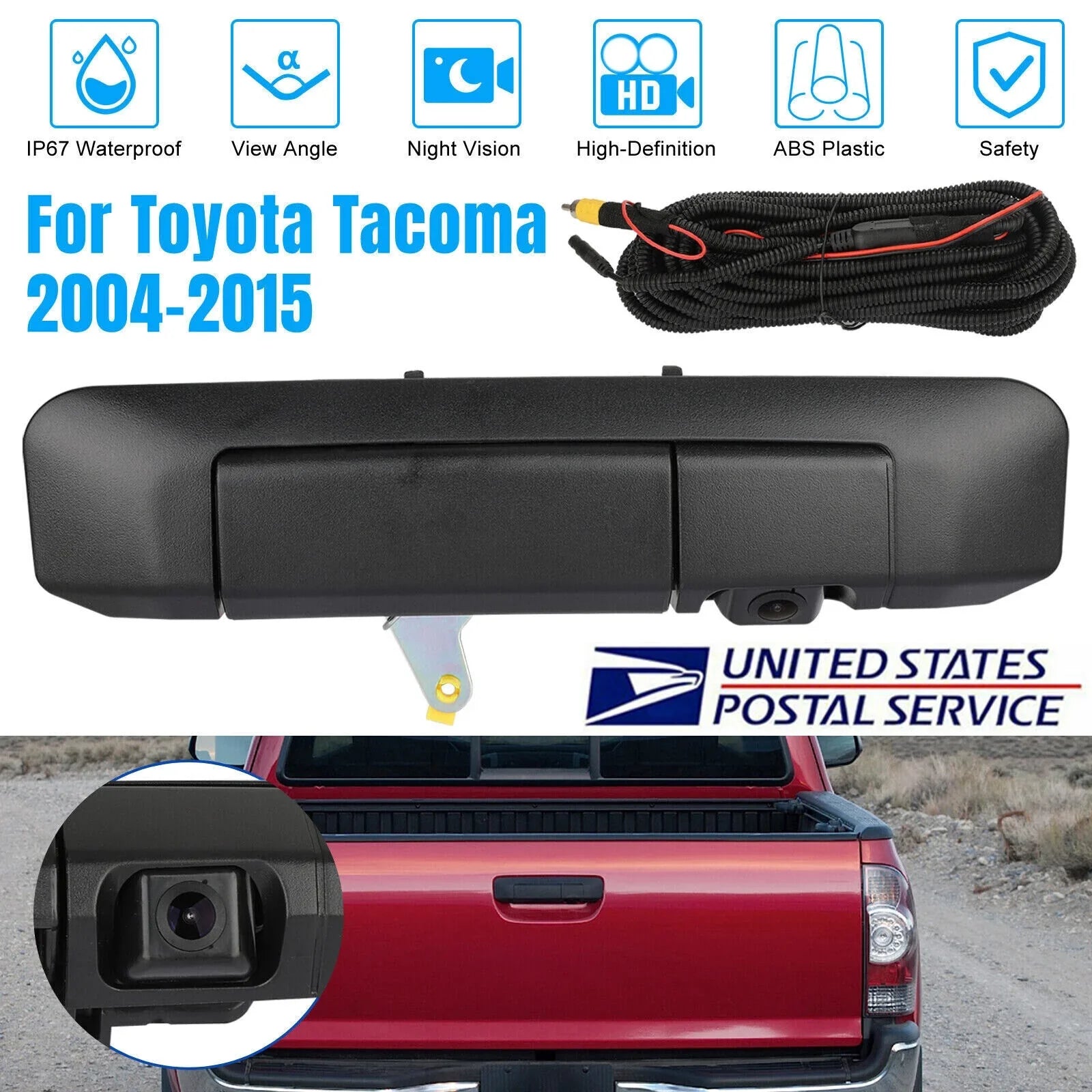 for Tailgate 2008 2004-2014 Tacoma Camera Handle Xhy 2007 Backup 09 Toyota 2006