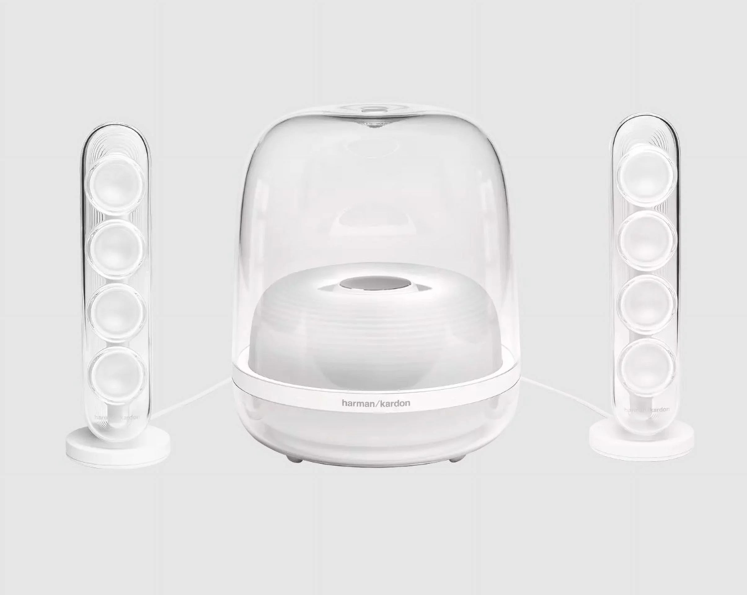 Kardon White Speaker Bluetooth SoundSticks Harman - HKSOUNDSTICK4WAM-Z System, 4 Refurbished Wireless Certified Restored 2.1