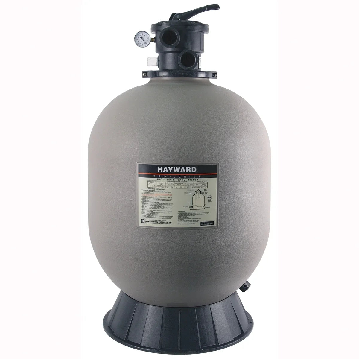 Top 24" W3S244T Sand Pool with Series Hayward Valve Filter Pro Mount