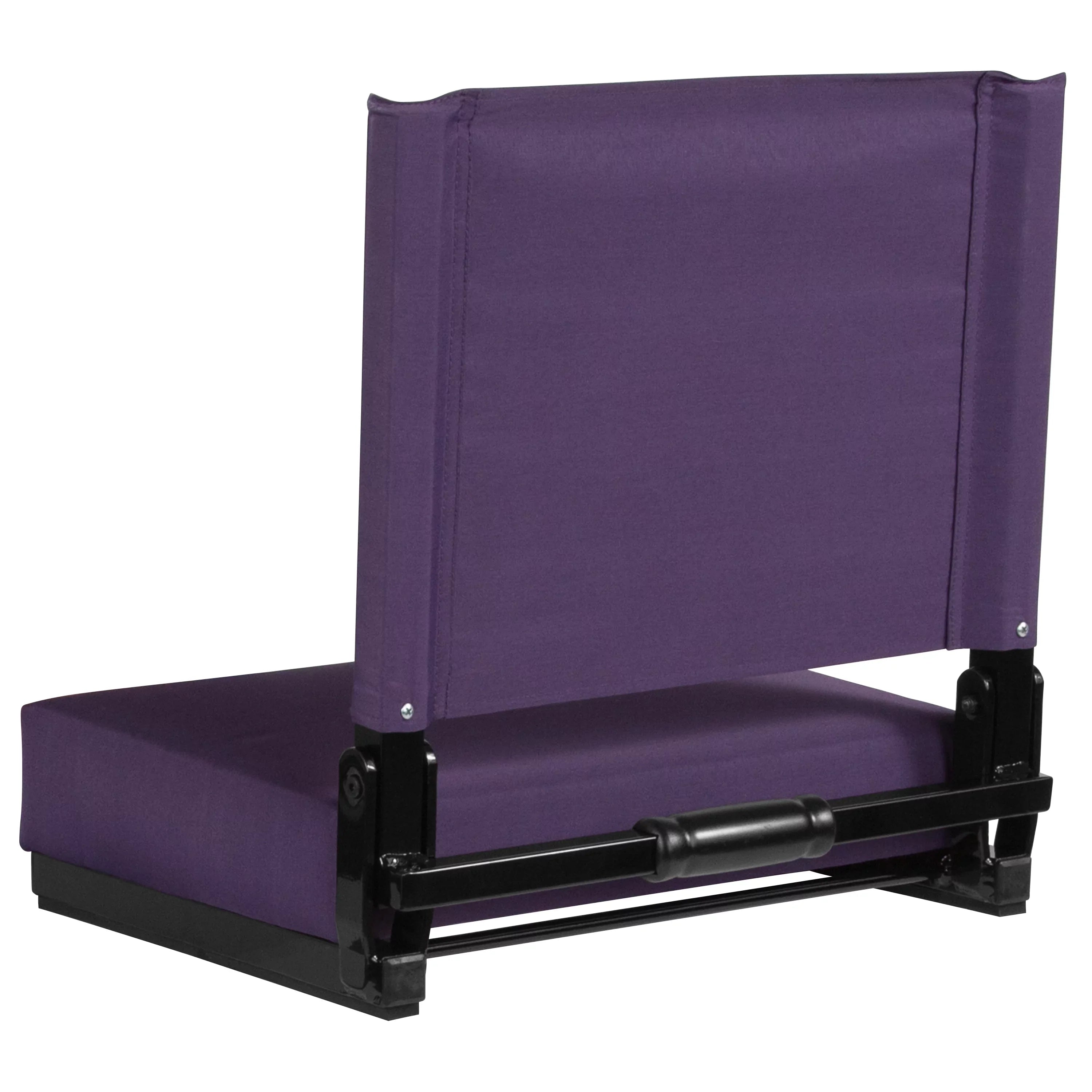 Lightweight of Stadium Set Chair 2 BizChair with 500 Dark lb. Seat, Ultra-Padded Purple Rated