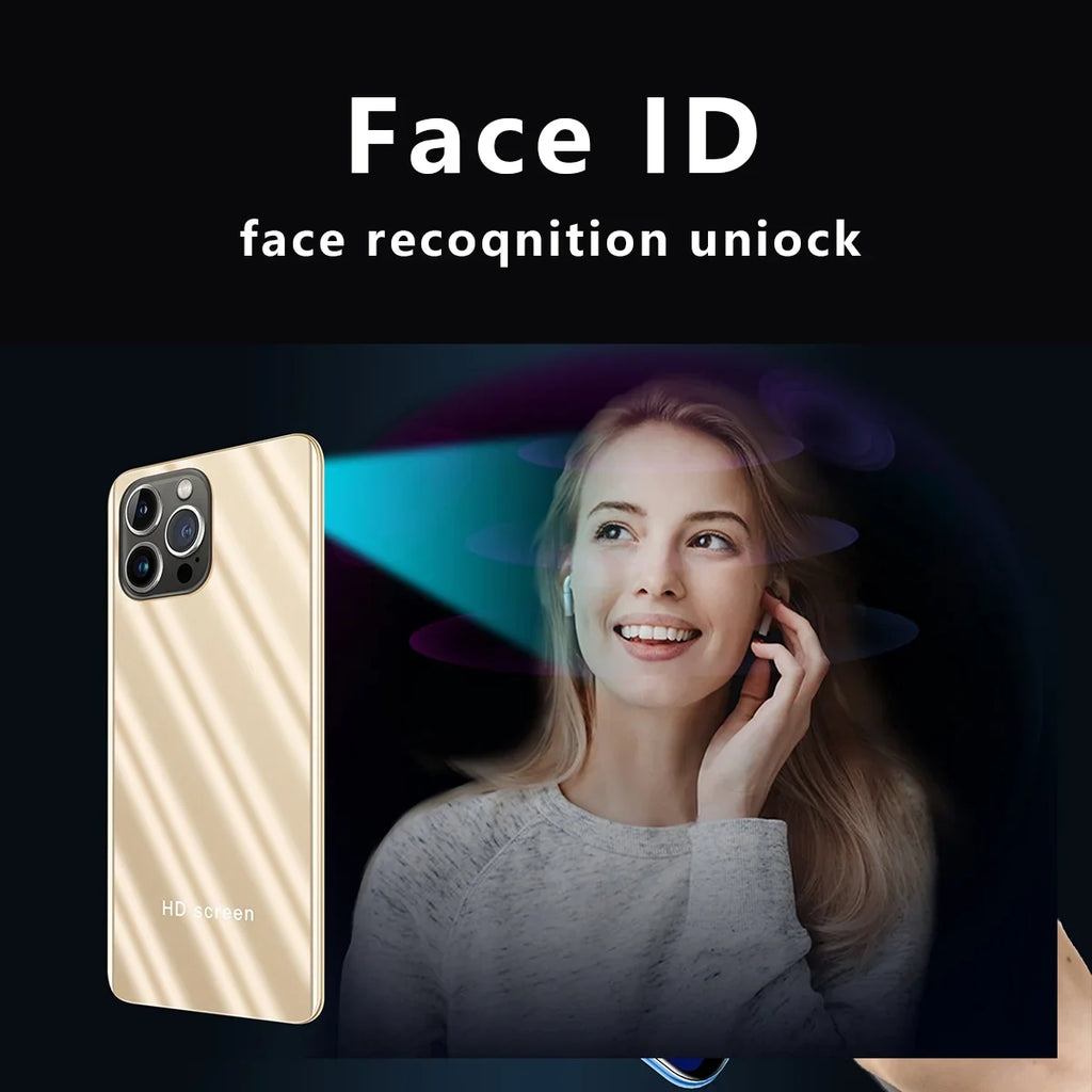 IP13 unlock Blue face dual phone HD+ smartphone SIM Max Ram1Gb+Rom4Gb Pro 3G 2800mAh Android 6.1-inch