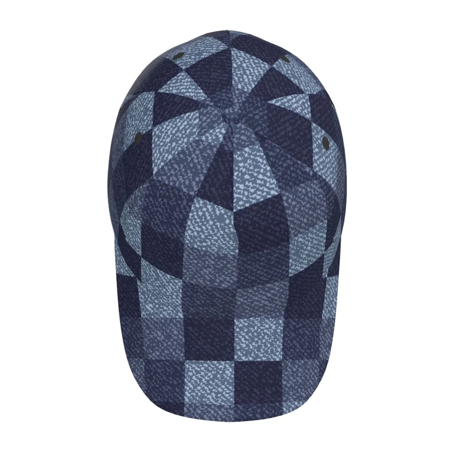 Cotton Fashion Baseball Hats Haiem Headwear Adjustable Hat Cap Dad Buffalo Blue Gingham Women Unisex Men Soft Style for Check