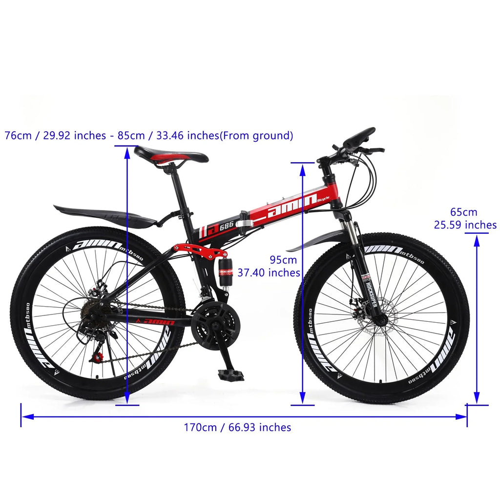 Pump Bike 21 Lock+Air Speed Mountain Cycling 27.5" Adults Unisex Bike Adult Bicycle+Bike Mountain Wheels