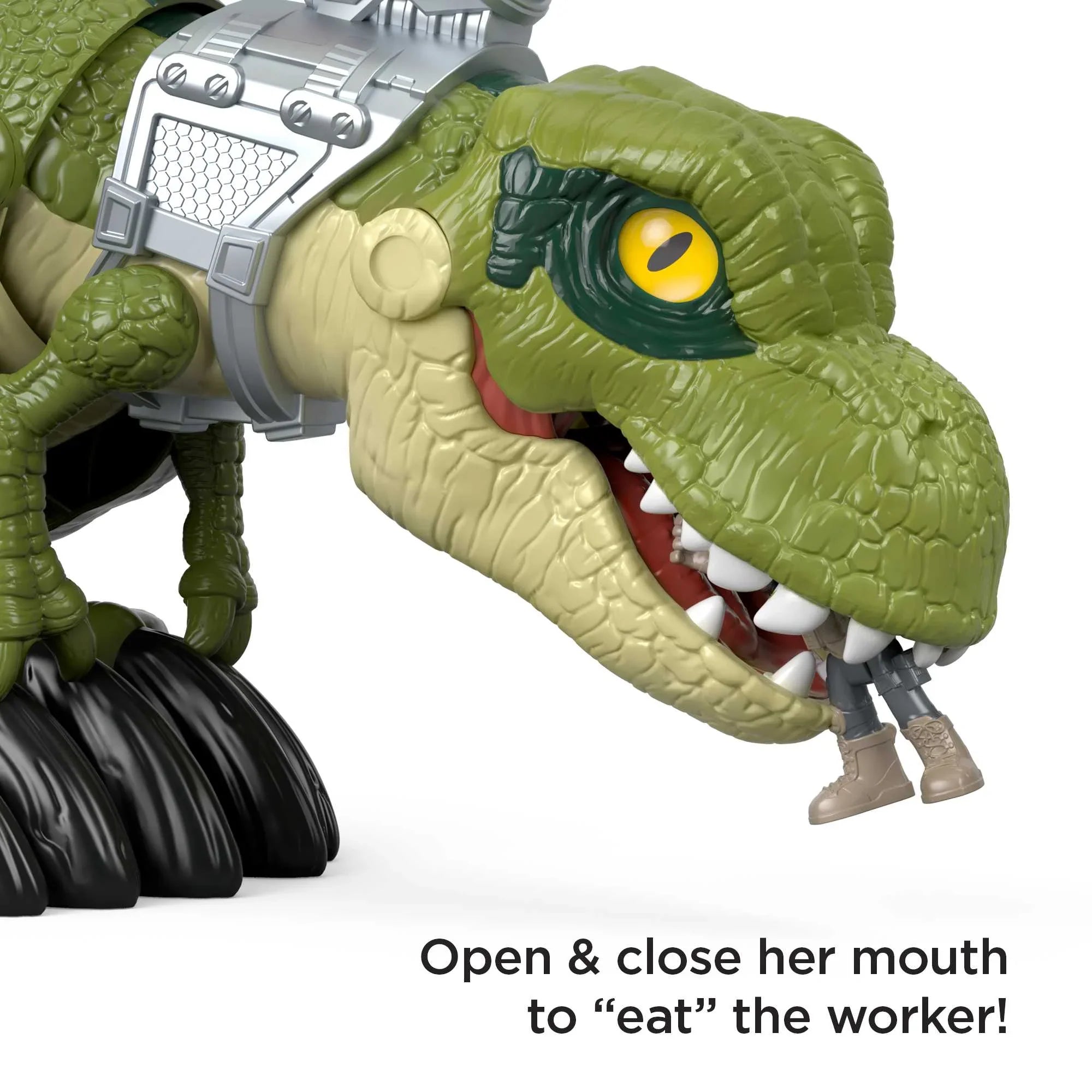 Dinosaur Playset Mouth Mega World Jurassic T.Rex Imaginext