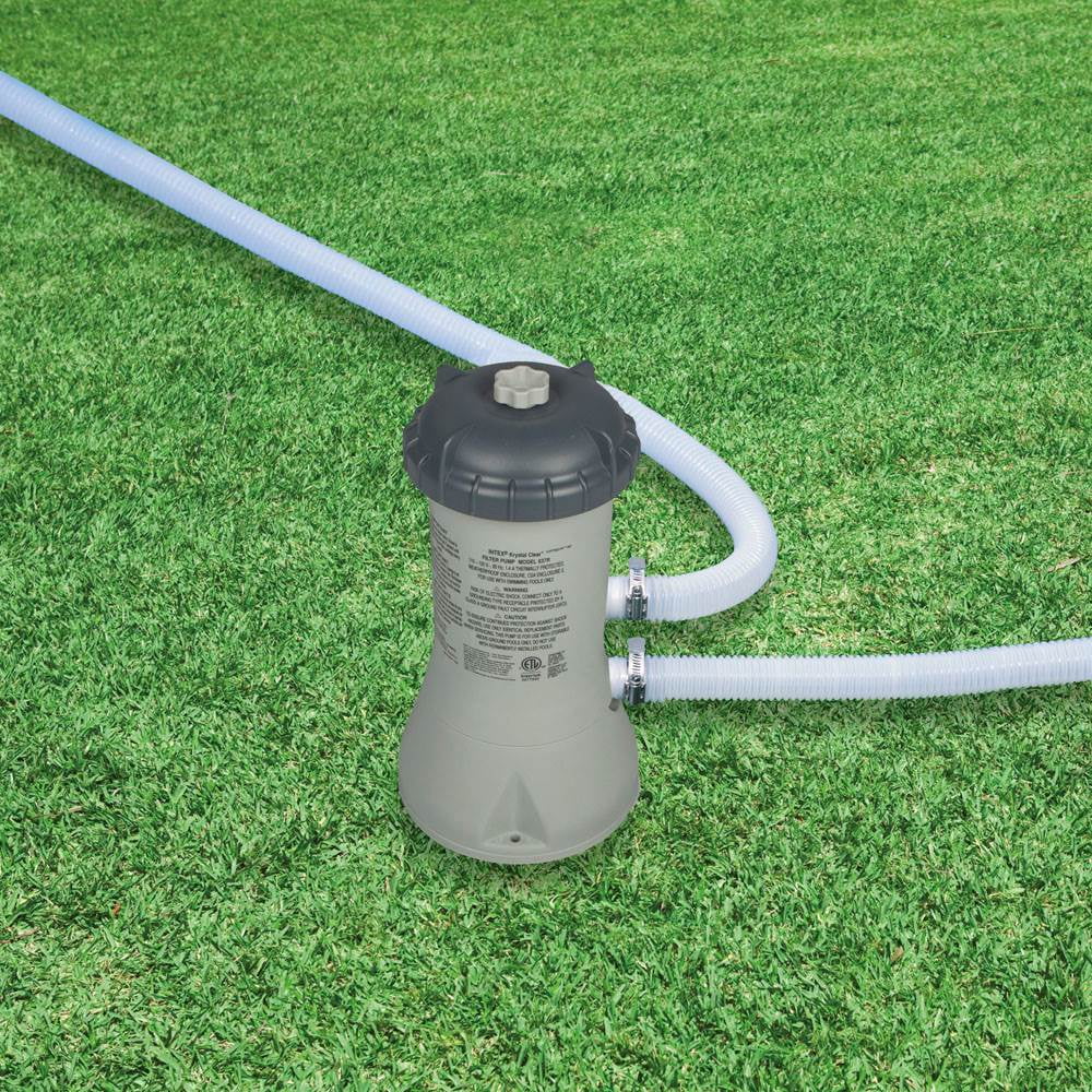 Above Filter System 12' 30" & Intex Pool w/ Ground x Filter Cartridge Pump