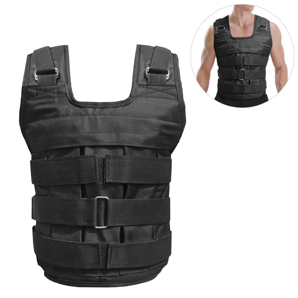 Jacket Exercise Cloth Adjustable 50kg Load Training Oxford Strength Vest for Lixada Max Empty Weighted