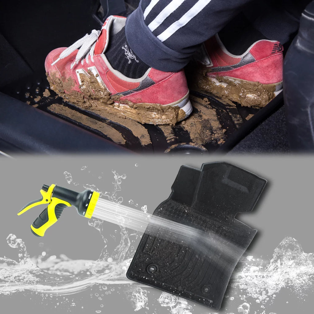 Guard Liners Front and Floor Car for Black All Climatic 2018-2023 Mats Rear Replacement Heavy Compass Fit-Tough/Durable/Odorless Duty Jeep Carpet-Custom
