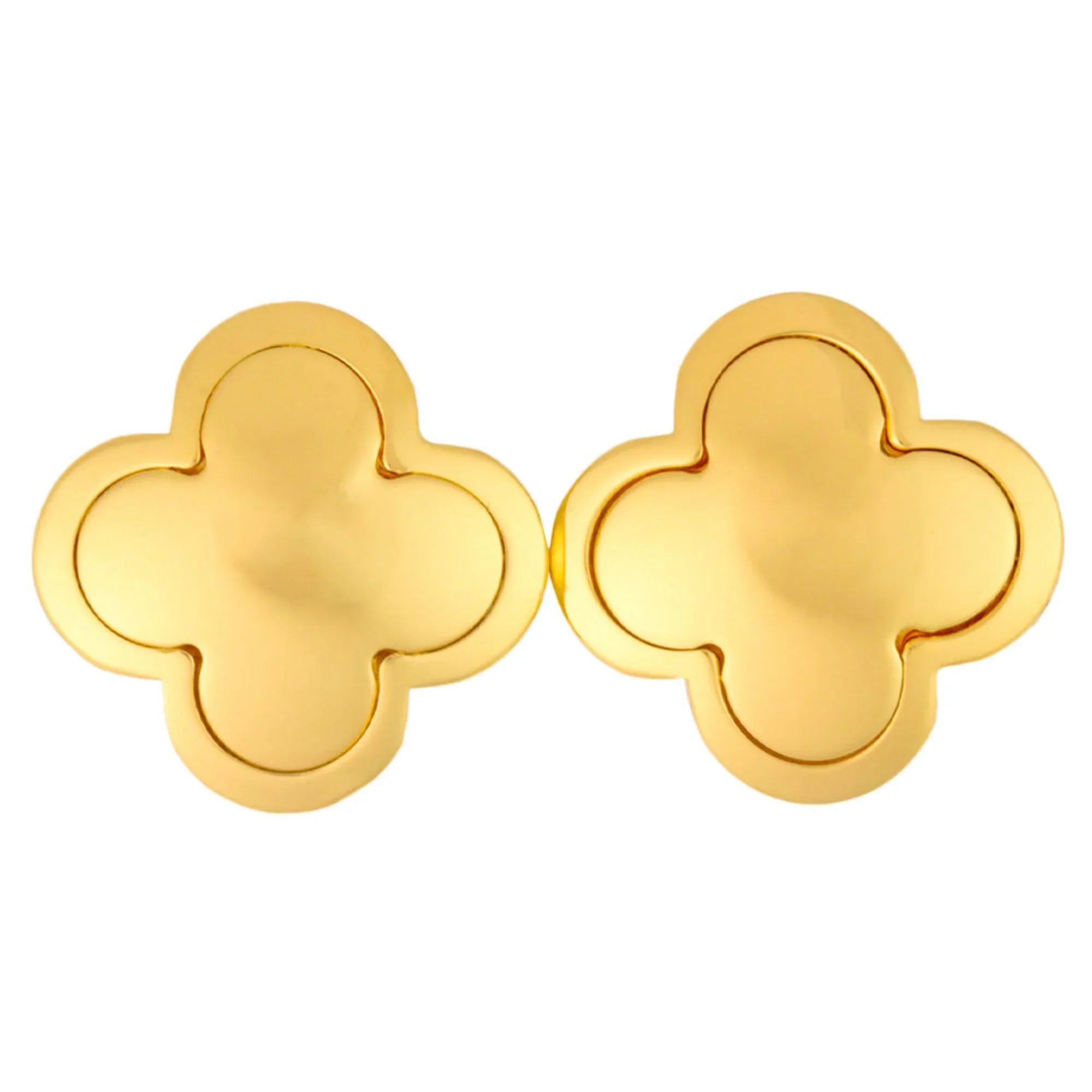 & (Good) Pre-Owned Van Arpels K18YG Cleef Alhambra Earrings