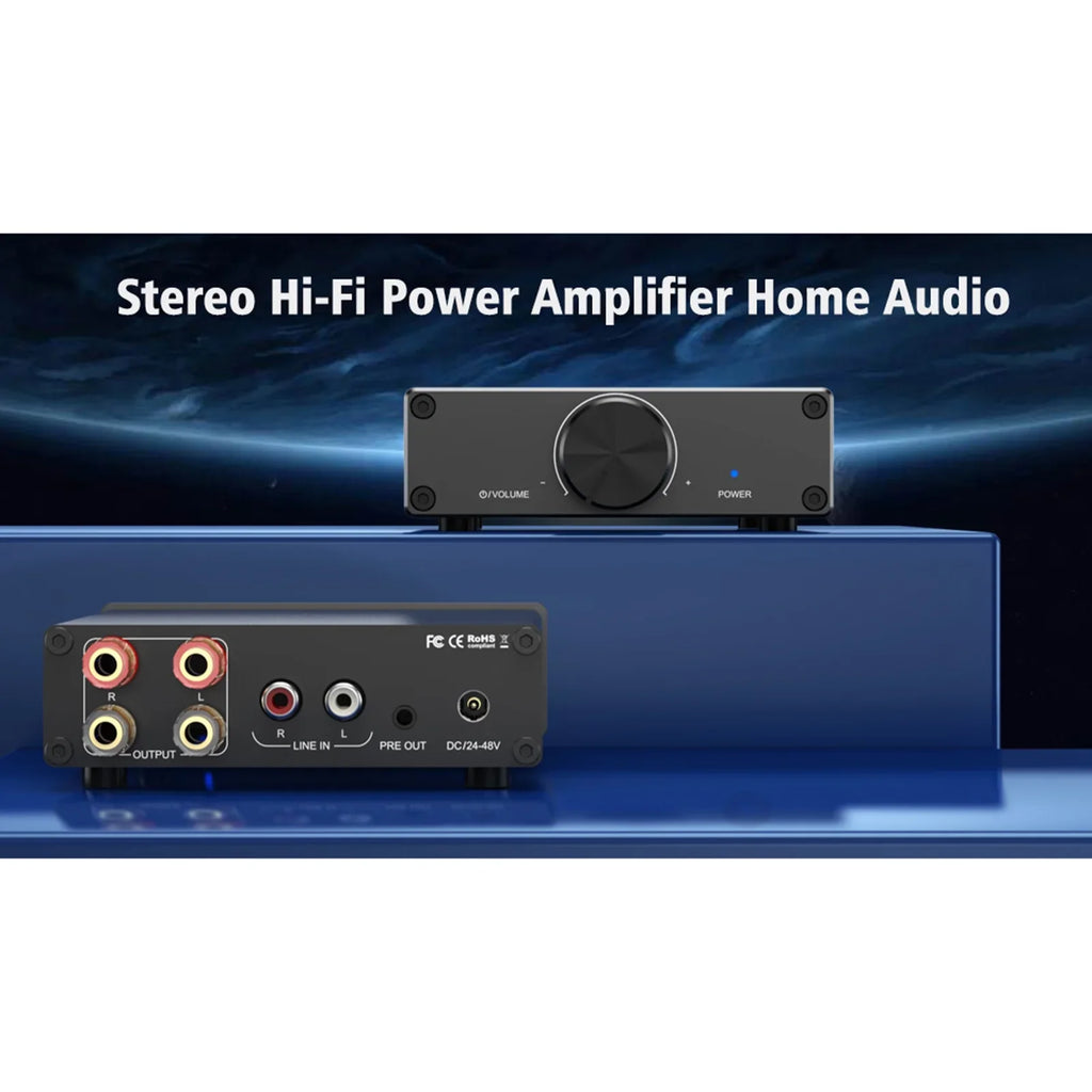 Desktop X Digital TPA3255 Lixada Audio Channel Home Stereo 2.0 Active 2 Speakers Plug-and-Play 300W for Amplifier