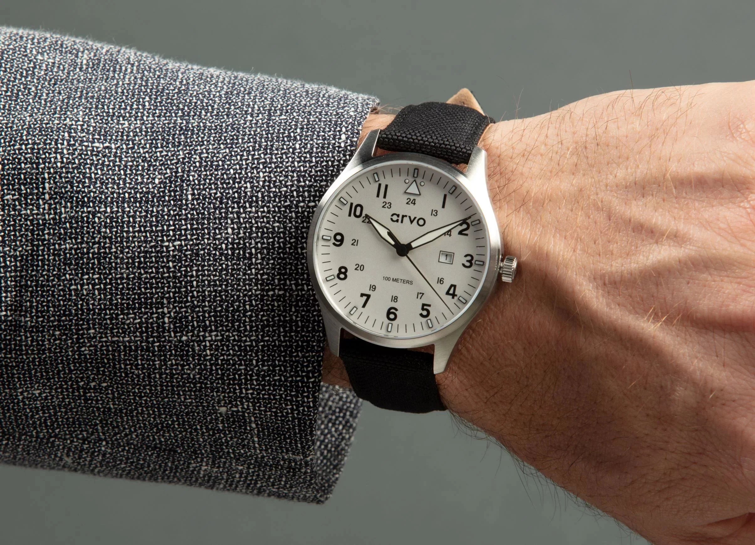 Moon White Rove Watch Field - Arvo