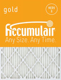 Filter 8 (4 20x20x2 Pack) Accumulair MERV Gold Air