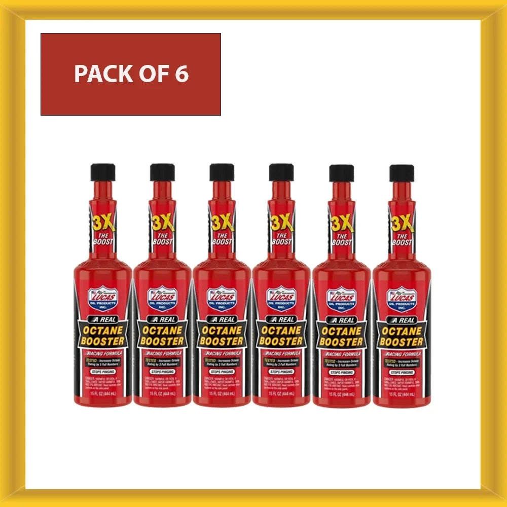 '- Oil 15 Pack of Octane 6 Booster 10026-PK6 Lucas oz